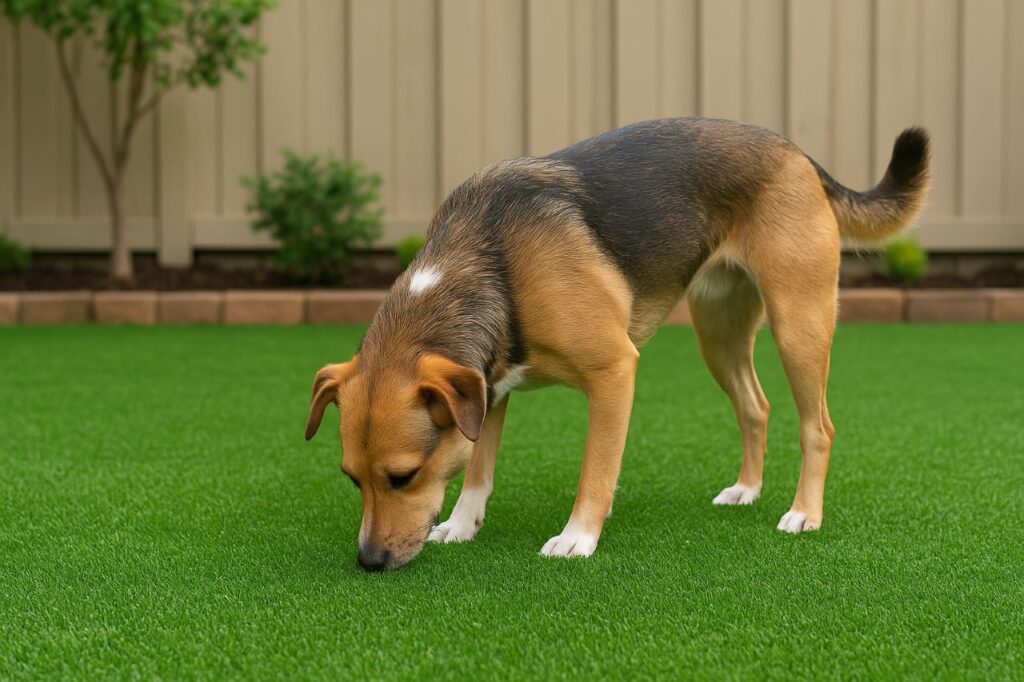 artificial turf smells like dog urine